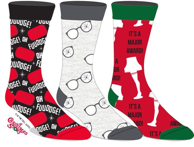 A Christmas Story – Paquet cadeau de 3 bas pour adulte (édition Christmas Vacation)