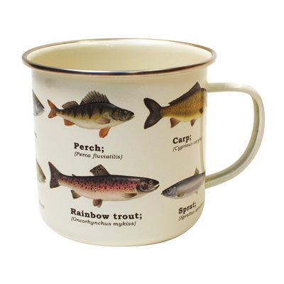 Fish Enamel Mug