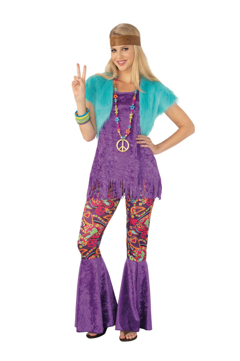 Costume de hippie « Groovy » - Femme