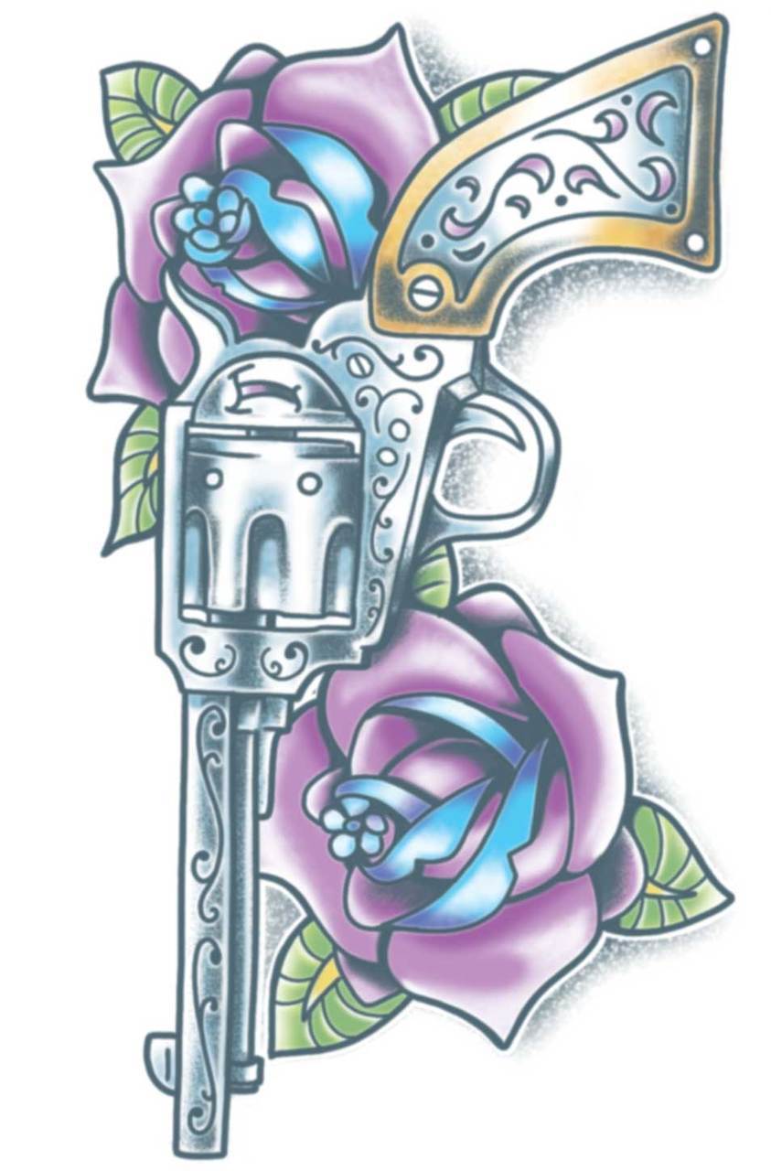 Tatouage Fx - Day of the Dead - Pistolet