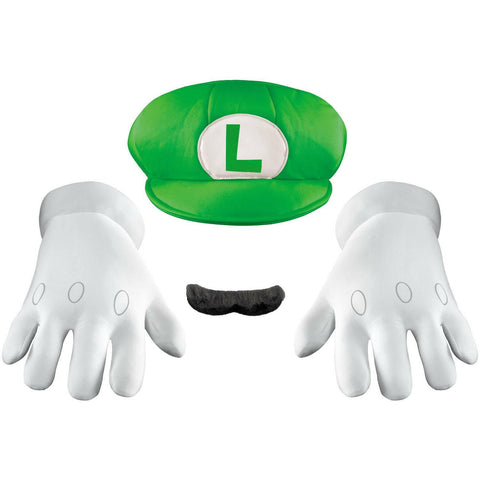 Accessoires pour costume de Luigi - Mario Bros - Accessoires - Boo'tik d'Halloween