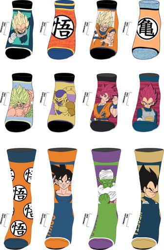 DRAGON BALL - 12 Days of Sock Combo Set